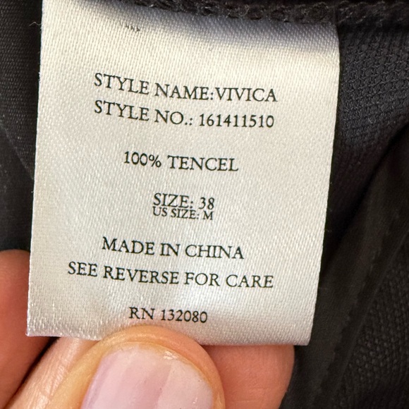 CUSTOMMADE Vivica wide leg pant | Dark Blue | 38/M - Picture 6 of 7